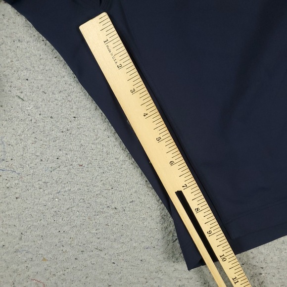 Lululemon Shorts Mens Medium Blue Zipper Pockets Lace Tie Stretch Athletic - Picture 6 of 9